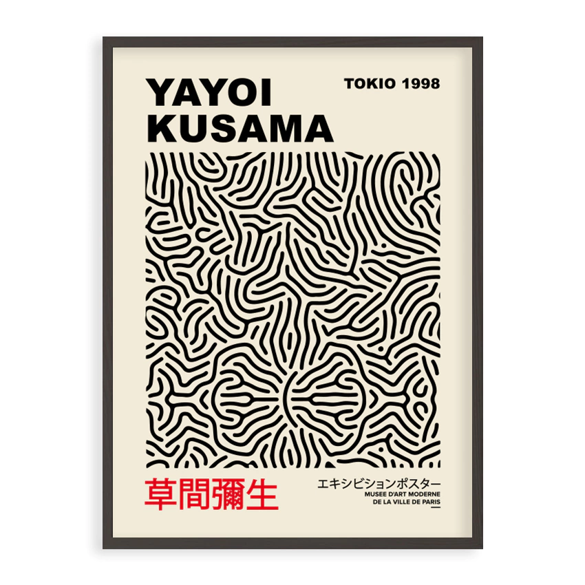 Yayoi Kusama #1 - Negro