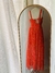 Vestido Laranja Rosa Voil Zinco M na internet
