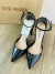 Scarpin Preto Steve Madden Vinil 35