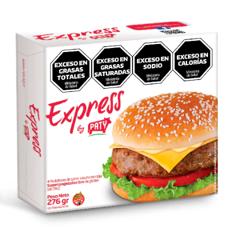 HAMBURGUESA PATY EXPRESS X 4 UN - comprar online