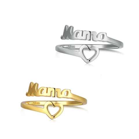 Anillo Mamá corazon ajustable