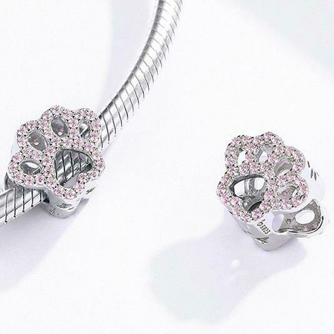 Charm Huella Rosa