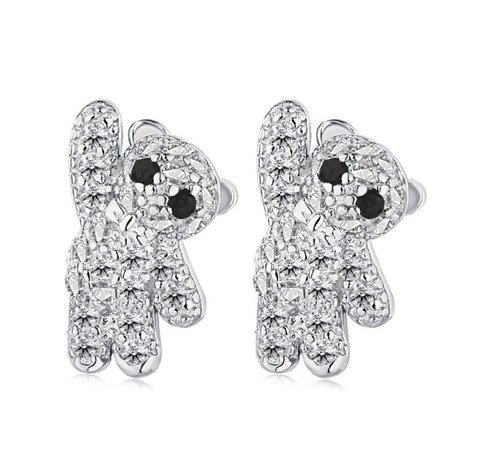 Aretes Osito con circones