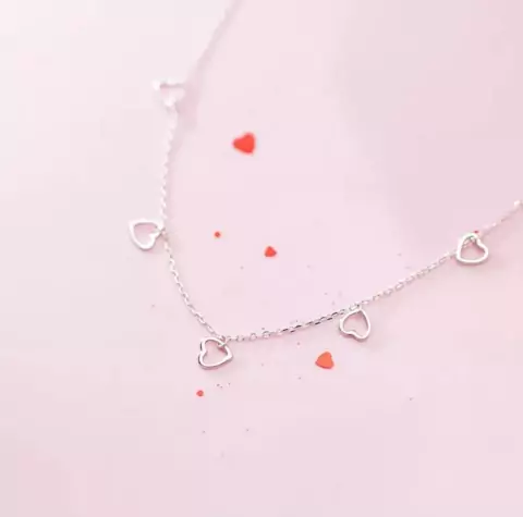 Cadena aesthetic Corazones