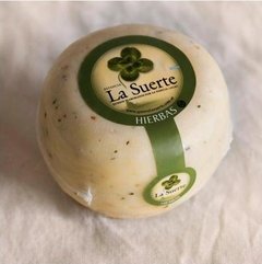 Queso con Hierbas al Vacio - La Suerte - 400 gr.