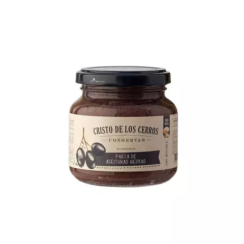 Pastas de Aceitunas Negras - Cristo de Los Cerros - 220 gr.
