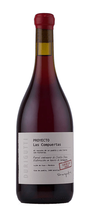 Criolla Parral Proyecto Las Compuertas - Bodega Durigutti - 750 ml.
