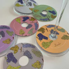 Set de 12 señaladores de Copas