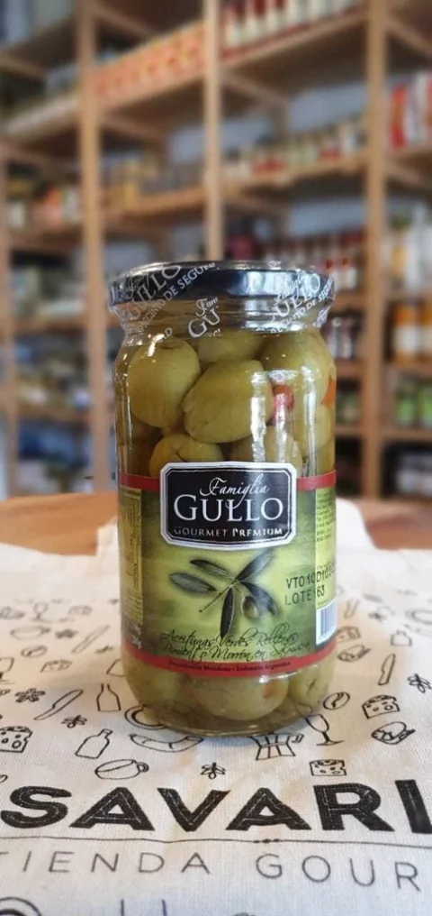 Aceitunas Rellenas con Pimientos - Famiglia Gullo - 330 gr.