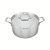 Cacerola Honda de Acero Inoxidable Tramontina Grano 20 Cm 3,5l Triple Fondo con Tapa 62144/200 - comprar online