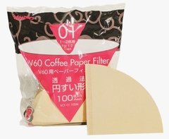 Filtro V60 Hario tamanho 01 100 unidades - comprar online