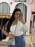 BLUSA UM OMBRO POLIAMIDA - BRANCA - comprar online