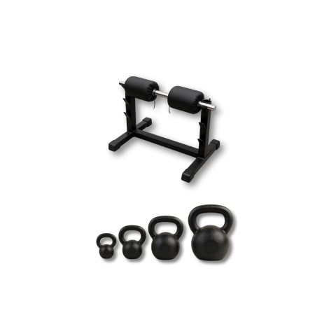 Set Base de Sentadilla Bulgara + Kettlebells progresivas