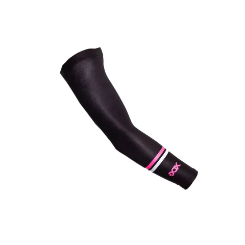 Manguito Preto - Linhas Finas - Rosa/Branco