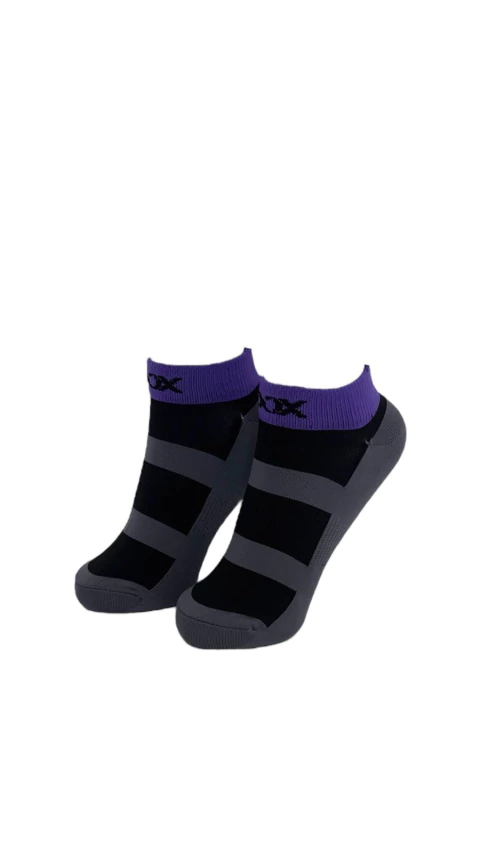 MEIA SOQUETE ALL TIME ROXO/GRAFITE/PRETO