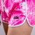 Short Feminino Rosa e Branco - Marmorizado na internet