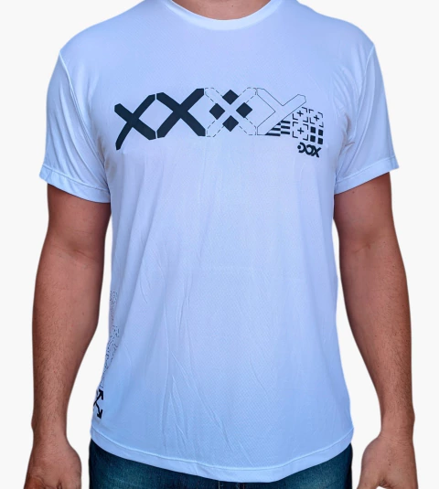 CAMISA MASCULINA DOX PRINTSTREAM BRANCA