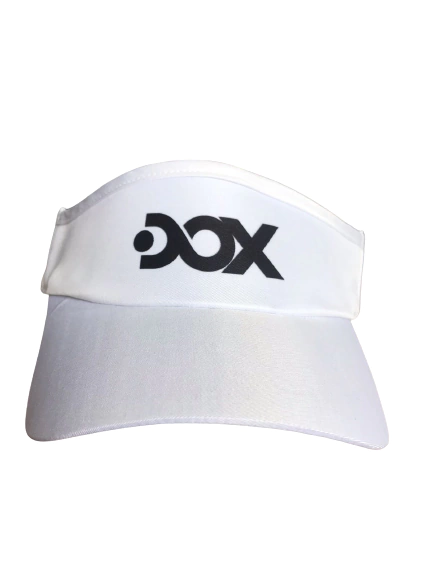 Viseira Branca Dox Preto