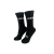 MEIA 5KM PRETA COM BRANCO - comprar online