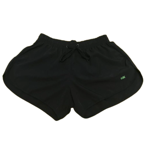SHORT FEMININO PRETO LISO