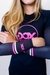 Manguito Preto - Linhas Finas - Rosa/Branco - comprar online