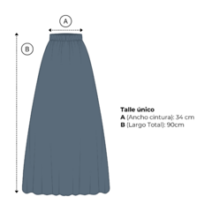 Pollera larga Loli - comprar online