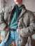 Puffer escocesa plumas L - comprar online