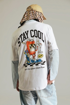 REMERA "COOL PEOPLE" - Modelo Oversize doble estampa en internet