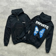 "PRIVATE" - Buzo OVERSIZE canguro doble estampa