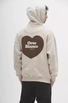 Buzo hoodie de algodón frisado "Heart"