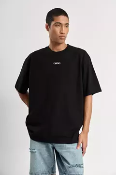 Remera Oversize con Transfer "Fine" - Lisboa