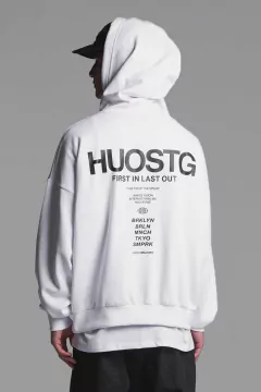 Buzo "BYETONE" Modelo frisa Oversize Doble estampa en internet