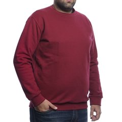 Buzo Cuello Redondo Frisa Bordo