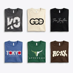 PACK X6 Remeras Estampadas Colores