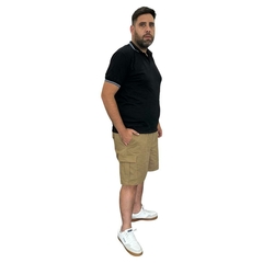 Bermuda Cargo Gabardina Camel - Astuto