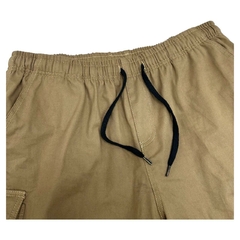 Bermuda Cargo Gabardina Camel - tienda online
