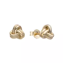 Aros Nudo Gold - Par