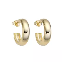 Aros Media Argollas Glow Gold - Par