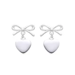 Aros Pasante Lazo Heart - Par - comprar online