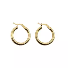 Argollas Italian Gold - 20mm