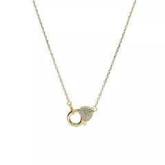 Cadena Chain Heart Gold