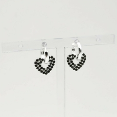 Argollas Black Heart - tienda online