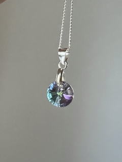Combo Swarovski Círcle - Cadena + Aros - Makana Accesorios