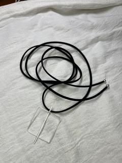 Choker de Gamuza con dije - tienda online