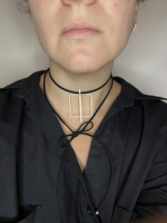 Choker de Gamuza con dije en internet