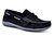 Mocasin Klivers Zapato Nautico Gamuza Negro - tienda online