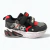 Footy Zapatillas con Luz Negro-Rojo