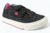 Zapatilla One foot glitter con abrojo Negro - comprar online