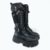 Bota Gummi caña alta con accesorios Negro - comprar online