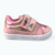 Zapatilla Heyday Kids abrojo Rosa Metalico